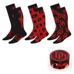 pack 3 pares calcetines marvel daredevil talla 38-45 cerda