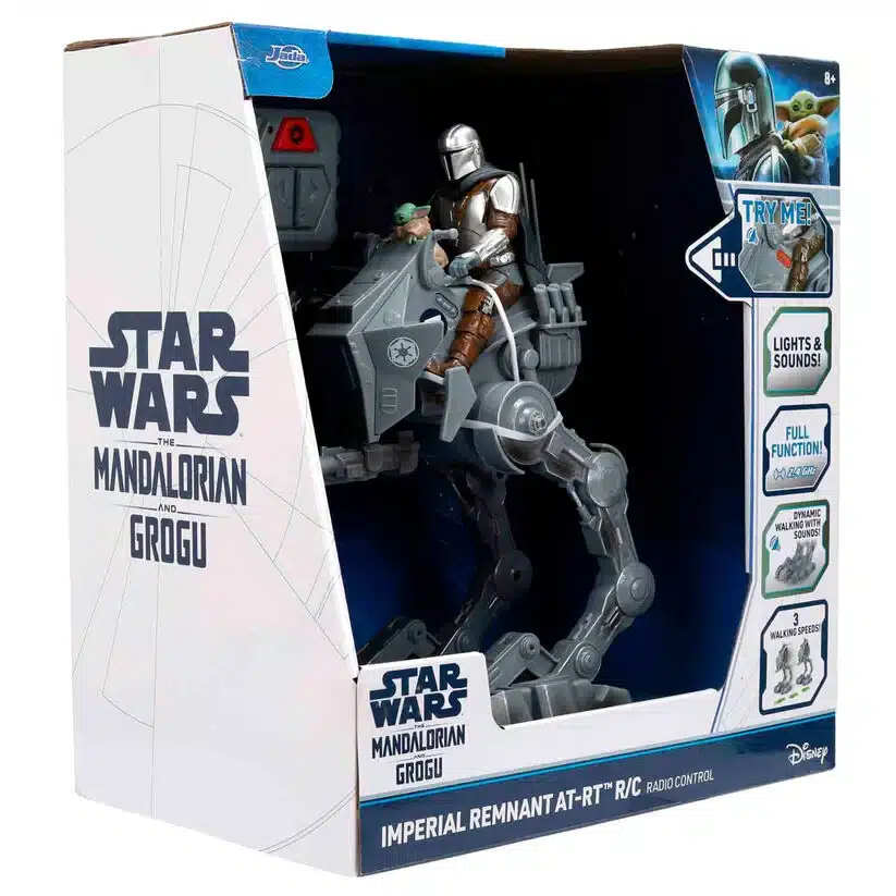 at-rt radiocontrol star wars the mandalorian grogu escala 1 12
