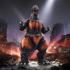 burning godzilla 1995 ultimates super7 figura 20 cm