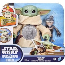 grogu abrazador con anzellano star wars hasbro 17 cm