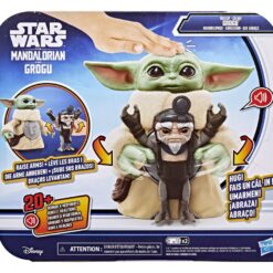 grogu figura interactiva abrazando anzellano star wars