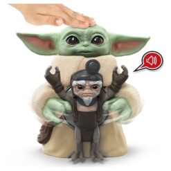 figura electrónica grogu huggin grogu anzellan hasbro