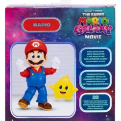 mario figura articulada super mario galaxy película jakks pacific
