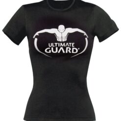 camiseta mujer ultimate guard logo negra talla s