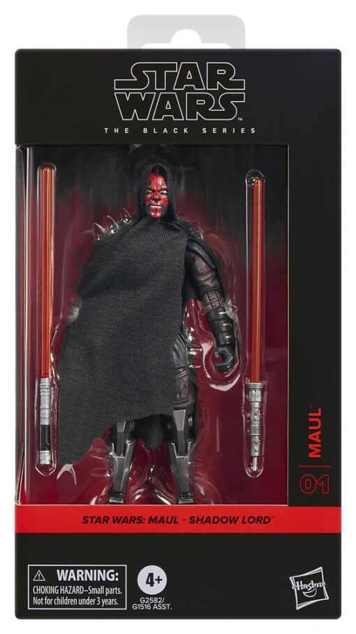 figura maul star wars the black series shadow lord hasbro
