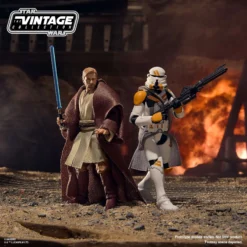 Obi-Wan Kenobi y Airborne Clone Trooper 212 Star Wars The Vintage Collection