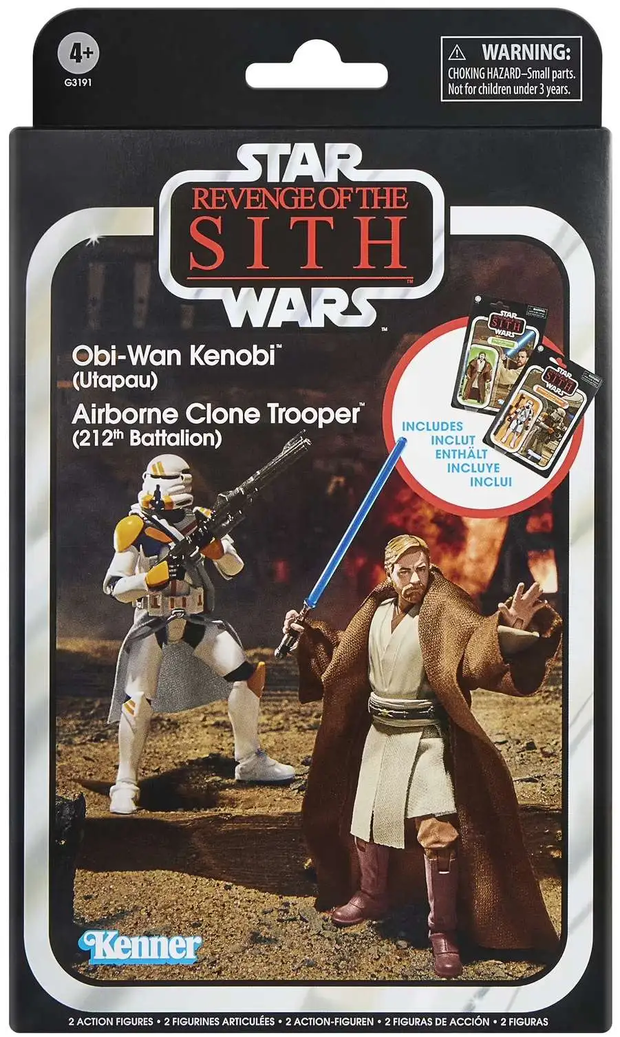 Star Wars The Vintage Collection Obi-Wan Kenobi y Airborne Clone Trooper 10 cm
