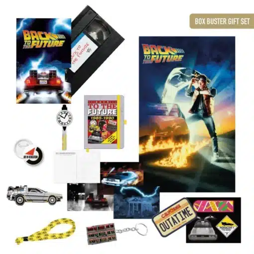 Kit Regalo Back to the Future Box Buster Cerdá caja VHS