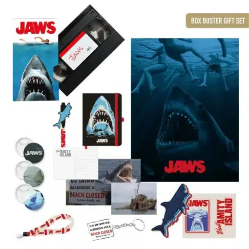 Kit Regalo Jaws Tiburón Box Buster Cerdá caja VHS