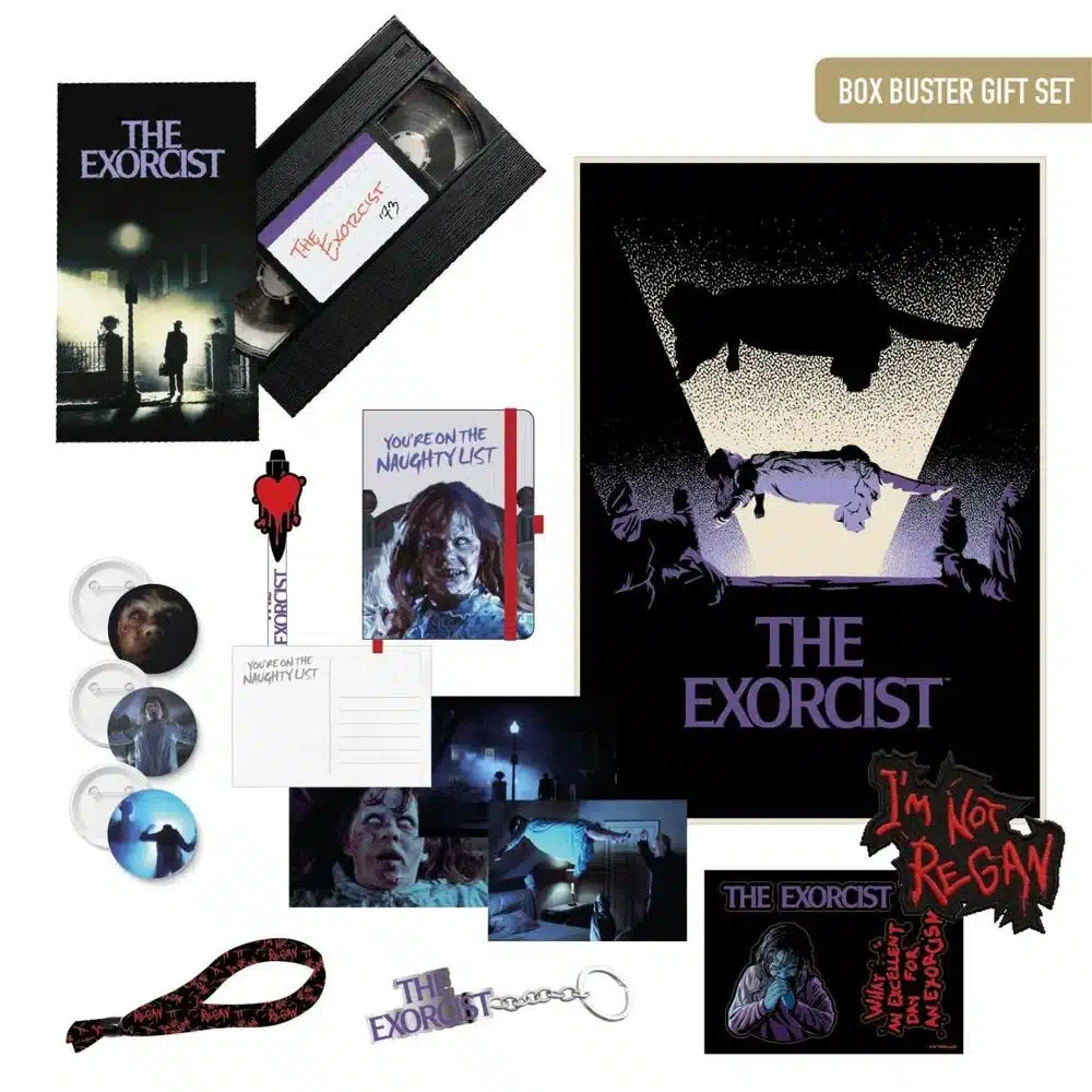 Kit Regalo The Exorcist Box Buster Cerdá caja VHS