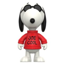 Joe Cool Peanuts Super7 ReAction figura con jersey rojo y gafas