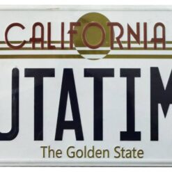 Cartel de metal OUTATIME DeLorean Back to the Future FaNaTtik