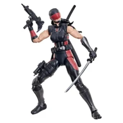 Snake Eyes Dawn Moreno figura articulada con espadas katana