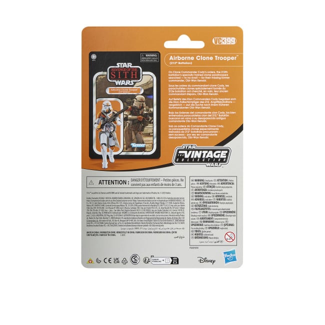Obi-Wan Kenobi con sable de luz y Clone Trooper 212 Vintage Collection