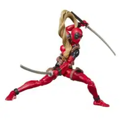 Lady Deadpool Marvel Legends con armas y pieza Build-A-Figure