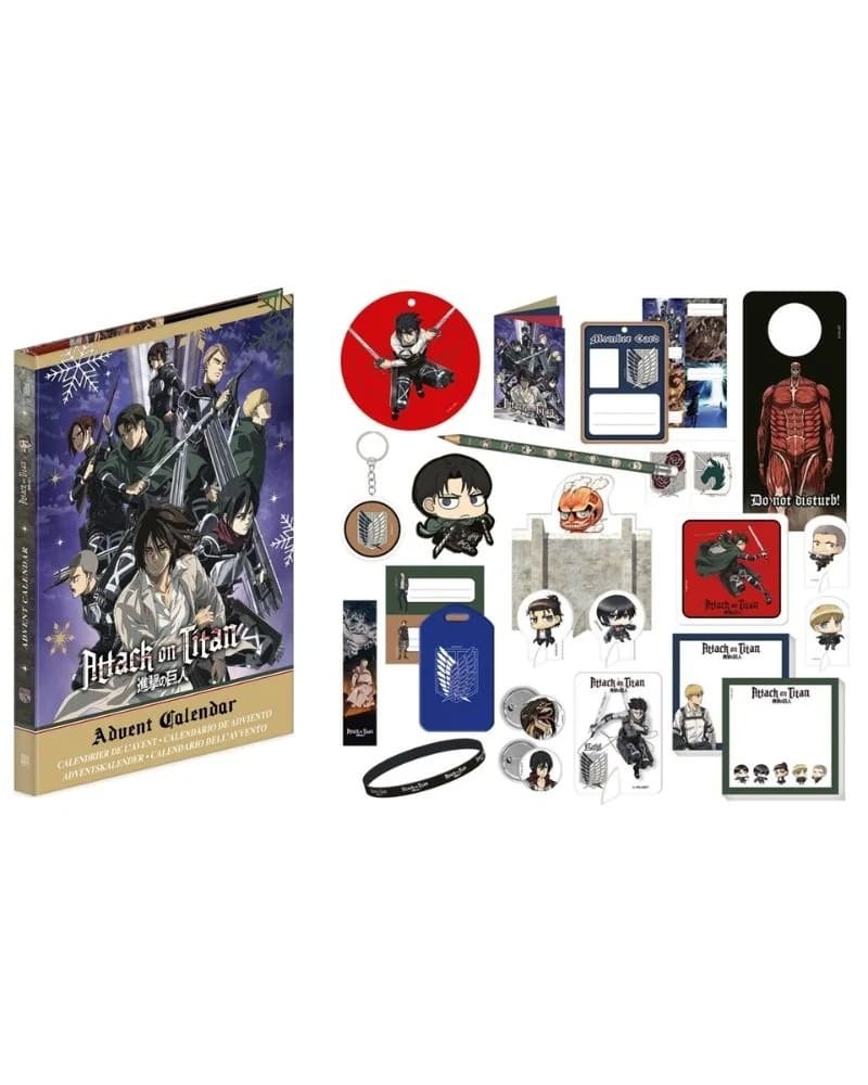 Attack on Titan calendario de Adviento con merchandising