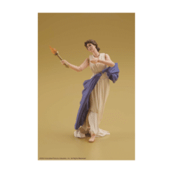 Figura Columbia Pictures Torch Lady con fondo decorativo