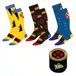 Calcetines X-Men pack 3 pares Marvel Cerdá talla 38-45