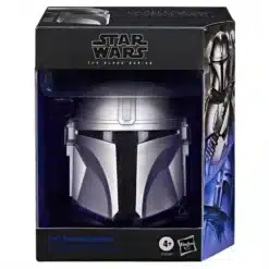 Réplica casco The Mandalorian The Black Series con base