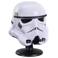 Minicasco Stormtrooper Hasbro con base de exposición