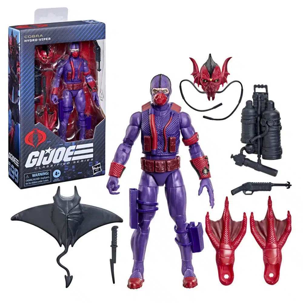Hydro-Viper G.I. Joe figura 15 cm con manta raya