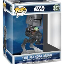 The Mandalorian con Grogu Imperial Remnant AT-RT Funko POP Rides Deluxe #837